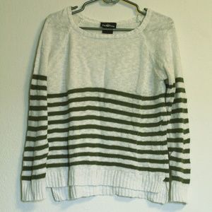 White and Green Sweater